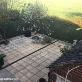 The painted left fence The painted left fence