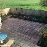 Garden - right - after jet washing Garden - right - after jet washing